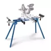 Katkaisuteline Scheppach UMF1550, metalli-4-jalkateline, maks. kantavuus 150 kg, maks. pituus 194,5 cm, koko 950×540×810 mm, musta