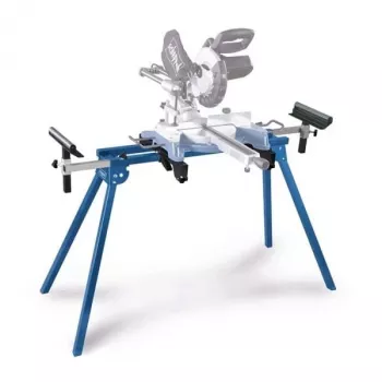 Katkaisuteline Scheppach UMF1550, metalli-4-jalkateline, maks. kantavuus 150 kg, maks. pituus 194,5 cm, koko 950×540×810 mm, musta