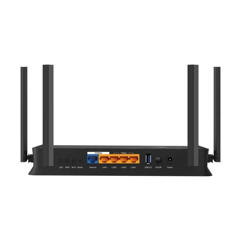 TP-Link Archer BE3600 WLAN-reititin 2,5 Gigabit Ethernet dualband (2,4 GHz / 5 GHz) musta