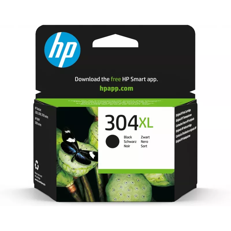 HP 304XL alkuperäinen mustepatruuna musta