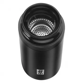 Termospullo ZWILLING THERMO 0,42 L, ruostumaton teräs, musta, 7 h kuuma / 10 h kylmä