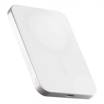 ZENS Pro 1 ohut 5000 mAh langaton lataus valkoinen