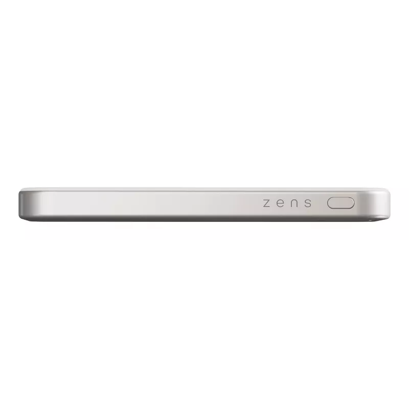 ZENS Pro 1 ohut 5000 mAh langaton lataus valkoinen