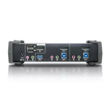 ATEN 2-Port USB 3.1 Gen 1 4K DisplayPort 1.2 KVMP™ -kytkin audiolla (KVM-kaapeli sisältyy)