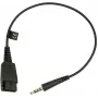 GN Jabra Jabra - kuulokeliitäntäsovitin - Mini-pistoke uros Quick Disconnect uros - SPEAK 410, 410 MS (8800-00-99)