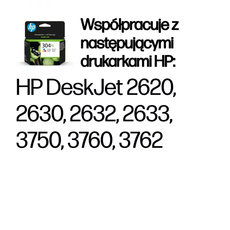 HP 304XL Tri-color alkuperäinen mustepatruuna
