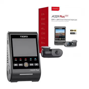 Autokamera VIOFO A229 PLUS 2CH 2K + 2K WiFi GPS A229 PLUS 2CH-G