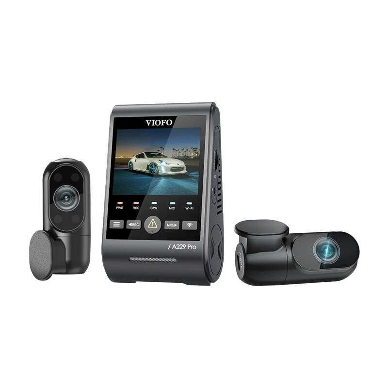 Autokamera VIOFO A229 PRO 3CH 4K + 2K + 1080P WiFi GPS