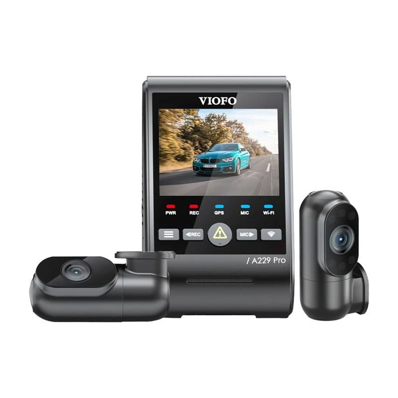 Autokamera VIOFO A229 PRO 3CH 4K + 2K + 1080P WiFi GPS