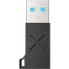 Unitek USB-C - USB-A -sovitin A1049ABK01 — musta, kompakti sovitin USB-C (liitäntä) - USB-A (pistoke)