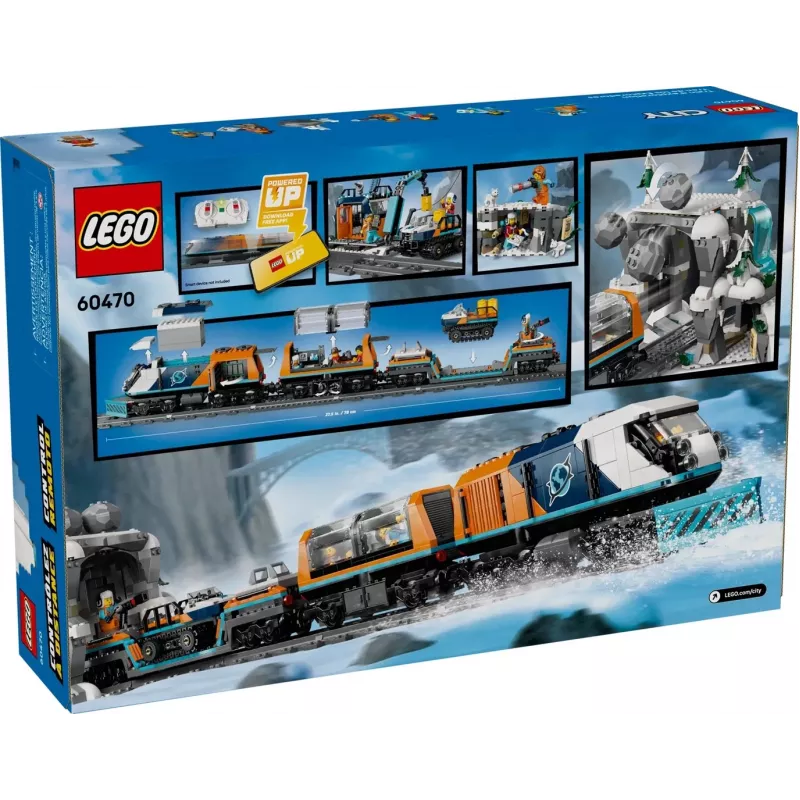 LEGO CITY 60470 Forscher Arctic Polar Express -juna