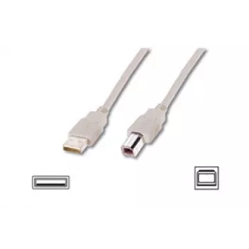 Logilink USB 2.0 liitäntäkaapeli USB-A - USB-B USB A uros USB B uros