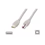 Logilink USB 2.0 liitäntäkaapeli USB-A - USB-B USB A uros USB B uros