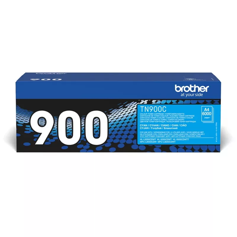 Brother TN 900C värikasetti, syaani, 6 000 sivua