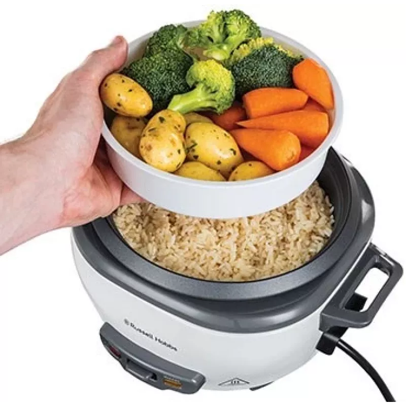 Russell Hobbs 27020-56 Mini riisinkeitin, 0,4 l, musta/valkoinen