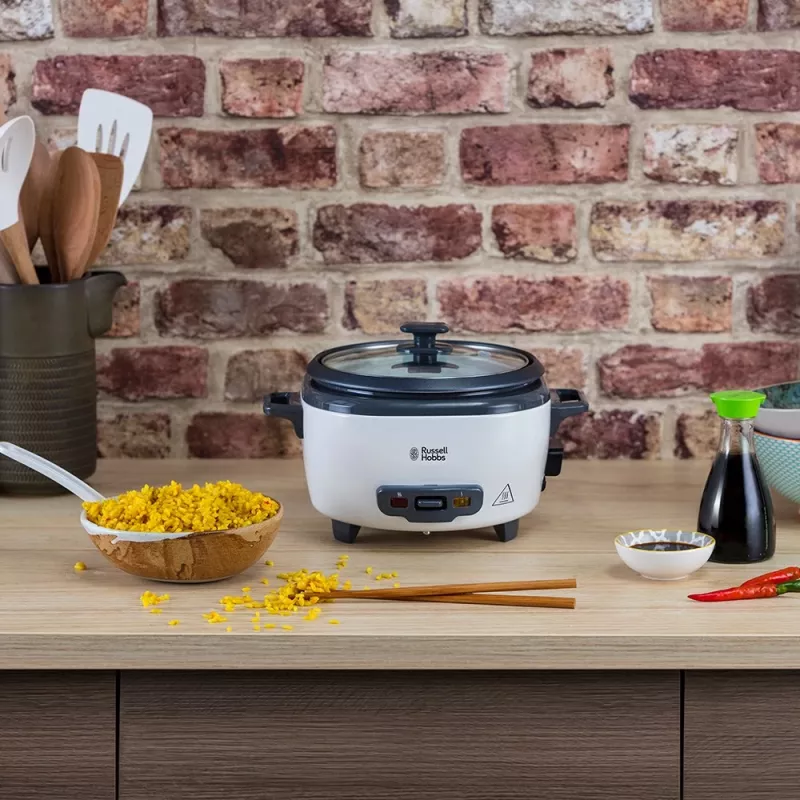 Russell Hobbs 27020-56 Mini riisinkeitin, 0,4 l, musta/valkoinen