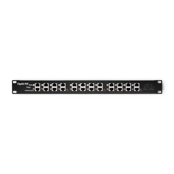Patchpanel QOLTEC 54478 12 porttia PoE musta