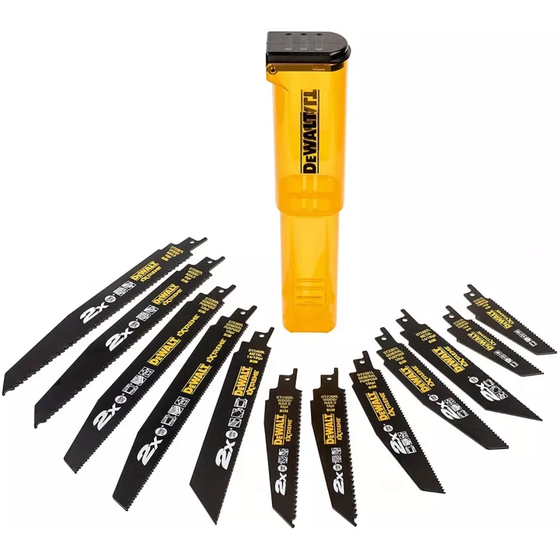 DEWALT puukkosahanterät - 12 kpl:n sarja