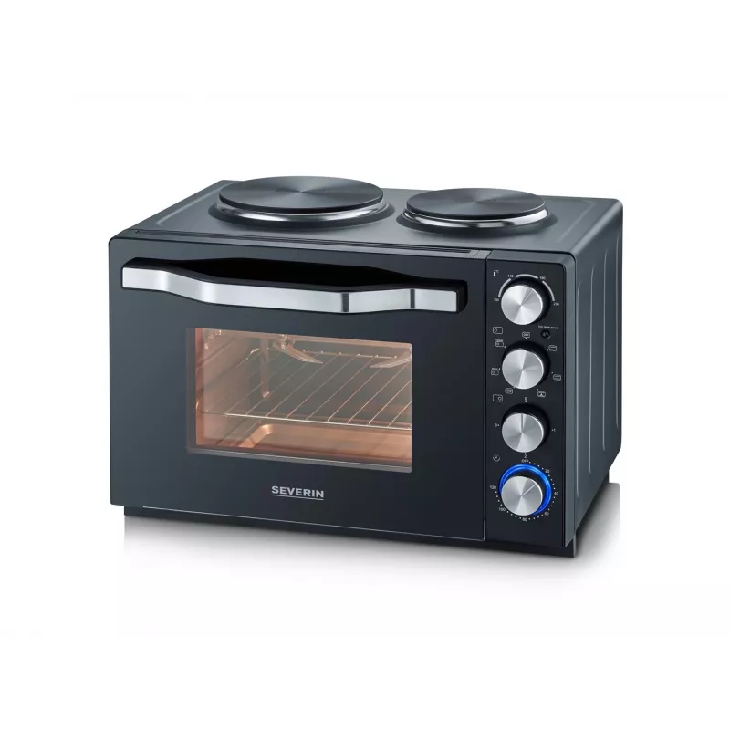 Severin TO 2073 XXL miniuuni 60 L 2 200 W musta grilli