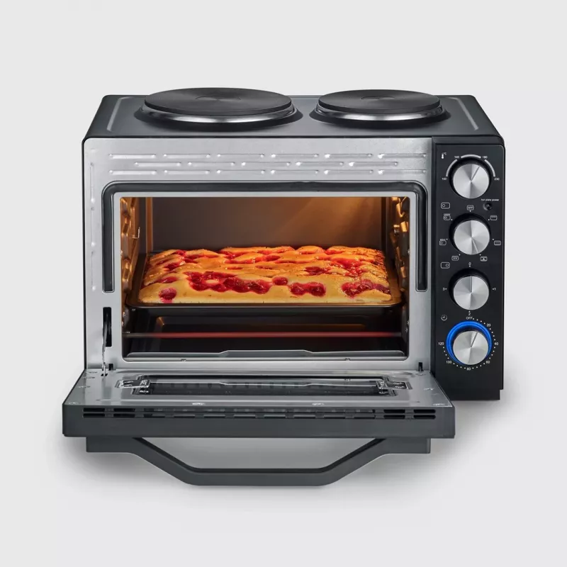Severin TO 2073 XXL miniuuni 60 L 2 200 W musta grilli