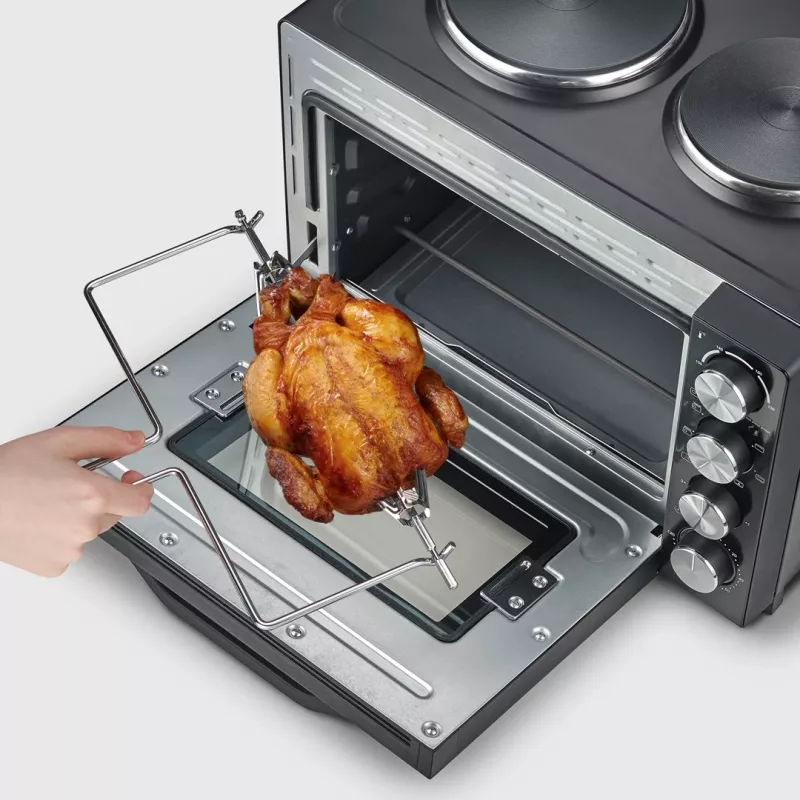 Severin TO 2073 XXL miniuuni 60 L 2 200 W musta grilli