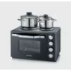 Severin TO 2073 XXL miniuuni 60 L 2 200 W musta grilli