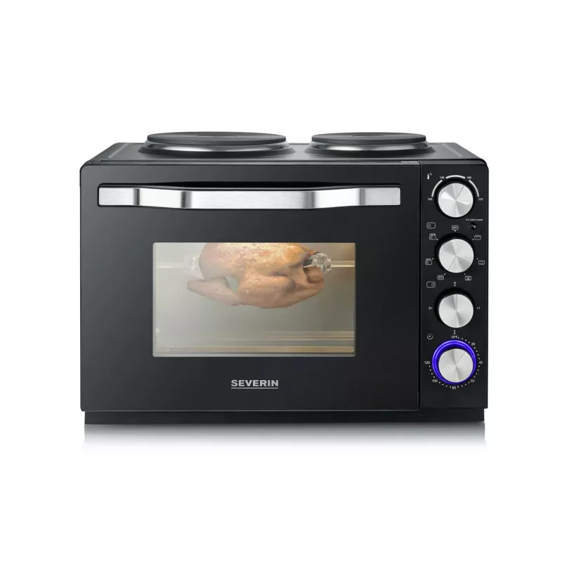 Severin TO 2073 XXL miniuuni 60 L 2 200 W musta grilli