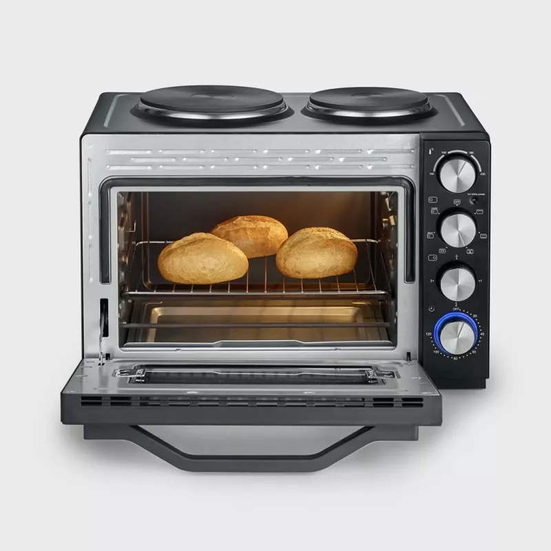 Severin TO 2073 XXL miniuuni 60 L 2 200 W musta grilli