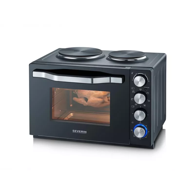 Severin TO 2073 XXL miniuuni 60 L 2 200 W musta grilli