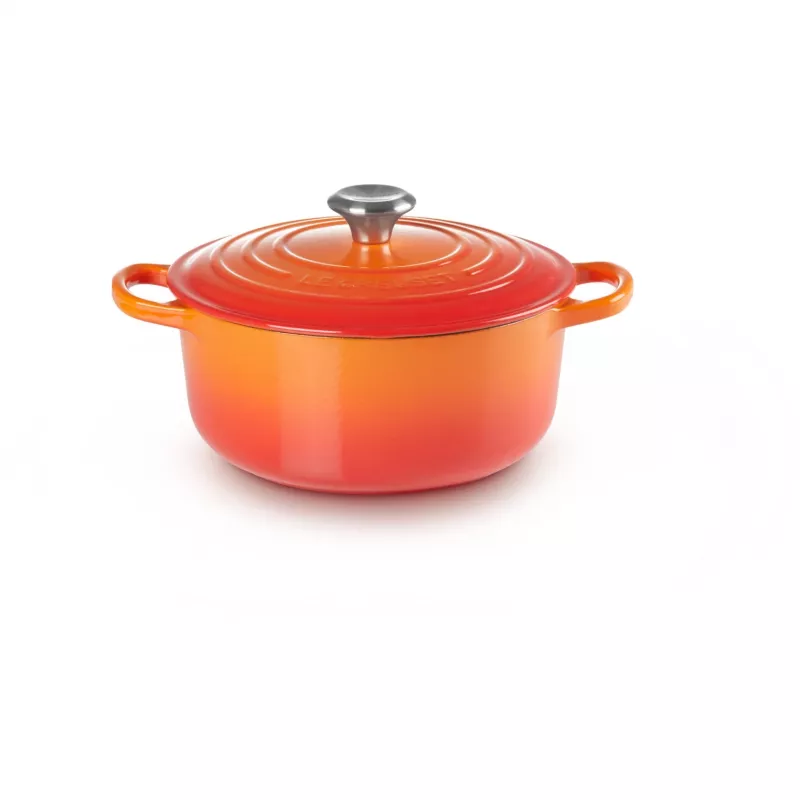 Le Creuset Signature -pata 22 cm punainen