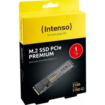 Intenso PREMIUM - SSD - 1TB - sisäinen - M.2 2280 - PCI Express 3.0 x4 (NVMe) (3835460)