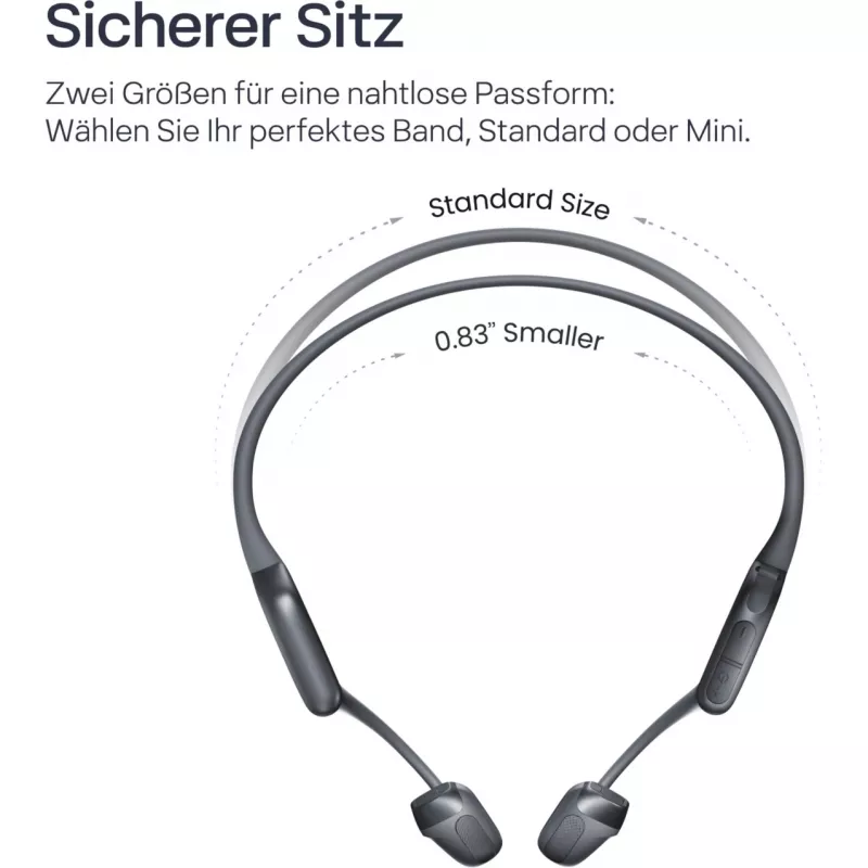SHOKZ OpenRun Pro 2 Mini kuulokemikrofoni langaton korvakoukku urheilu Bluetooth musta