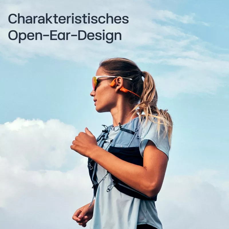 SHOKZ OpenRun Pro 2 Mini kuulokemikrofoni langaton korvakoukku urheilu Bluetooth oranssi