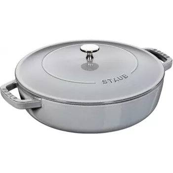 Syvä paistinpannu kannella STAUB 28 cm 40511-470-0