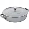 Syvä paistinpannu kannella STAUB 28 cm 40511-470-0