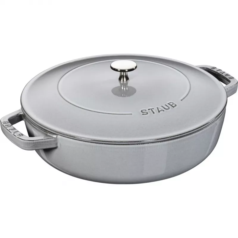 Syvä paistinpannu kannella STAUB 28 cm 40511-470-0