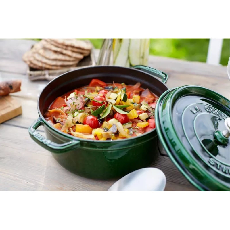 Staub 40503-109-0 silikoninen leivontasivellin musta, puu