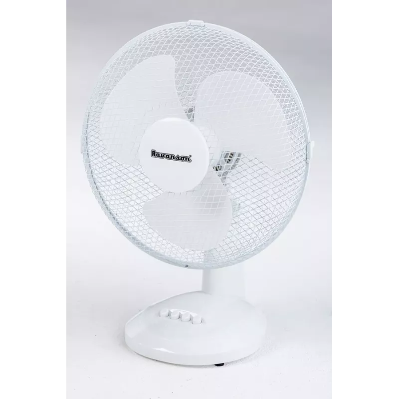 Pöytätuuletin Ravanson WT-1030 — 35 cm siipi, 3 nopeutta, 35 W, muovikotelo, harmaa