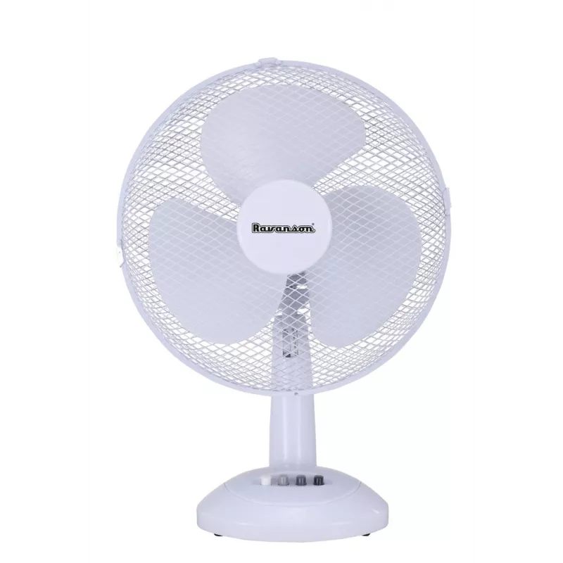 Pöytätuuletin Ravanson WT-1030 — 35 cm siipi, 3 nopeutta, 35 W, muovikotelo, harmaa