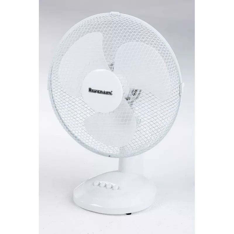 Ravanson WT-1040 pöytätuuletin kotiin — 43 cm, 3 lapaa, 3 nopeutta, 45 W, muoviosa, harmaa