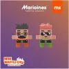 Marioinex Mini Waffle City jäteauto rakennuspalikat, 148 kpl (903131)