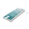 Havit KB901L pelinäppäimistö valkoinen ja vihreä USB johdollinen RGB-LED
