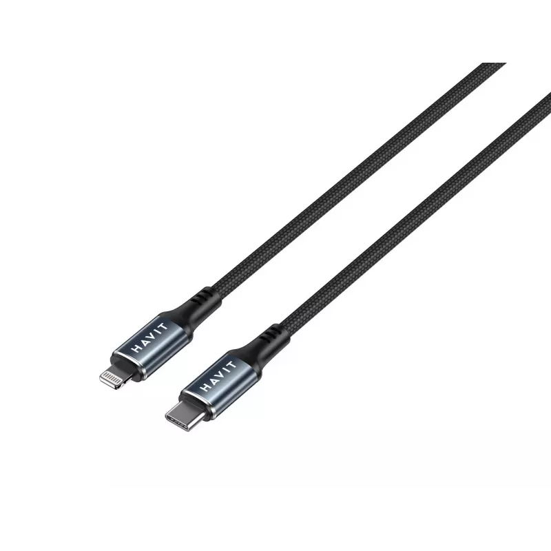 Havit CB6311 USB Type-C - Lightning-kaapeli 1 m musta 30 W