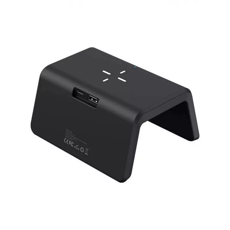 Langaton laturi Havit W320 musta pikalataus USB-yhteensopiva