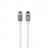 Havit CB6290 USB Type-C - USB Type-C kaapeli 1 m 10 Gbit/s harmaa valkoinen