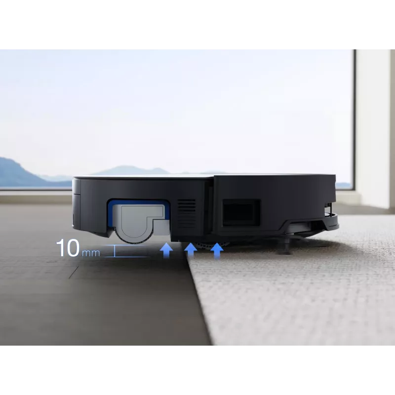 Ecovacs Deebot X8 Omni robottipölynimuri tukiasemalla, valkoinen