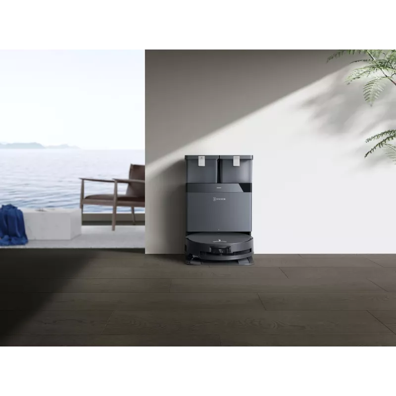 Ecovacs Deebot X8 Omni robottipölynimuri tukiasemalla, valkoinen
