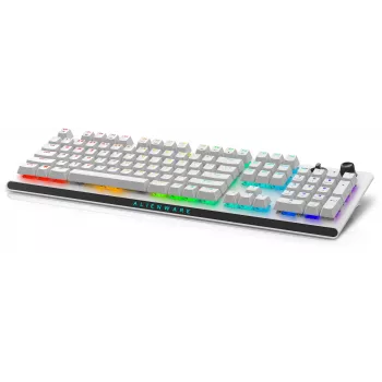 Dell | Alienware Tri-Mode AW920K | langaton pelinäppäimistö | langaton | RGB LED-valaistus | US | Bluetooth | Lunar Light | numeronäppäimistö | CHERRY MX Red | langaton yhteys