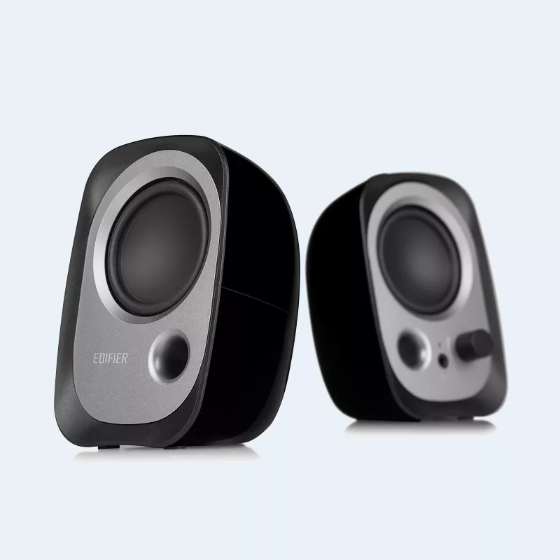 Edifier R12U - kaiuttimet - PC:lle - 4 wattia (yhteensä) - musta (R12U musta)