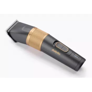 Hiustenleikkuukone BaByliss E987E Gold Granite – ladattava Li-Ion-akku, 8 pituusastetta, 0,6 mm – 28 mm, vesitiivis